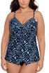 MiracleSuit Palatium Love Knot Underwire Plus Size Tankini Top